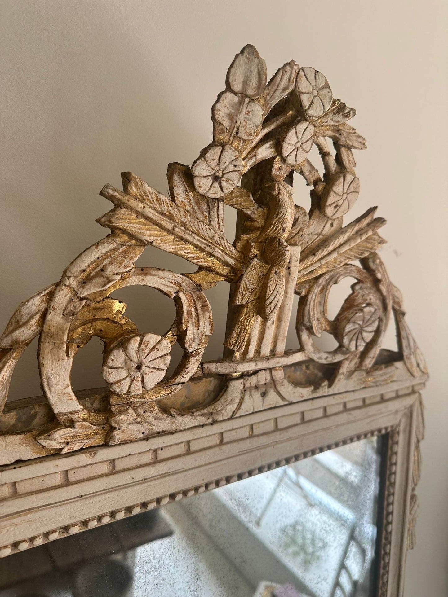 Early 19th Century French marriage mirror.