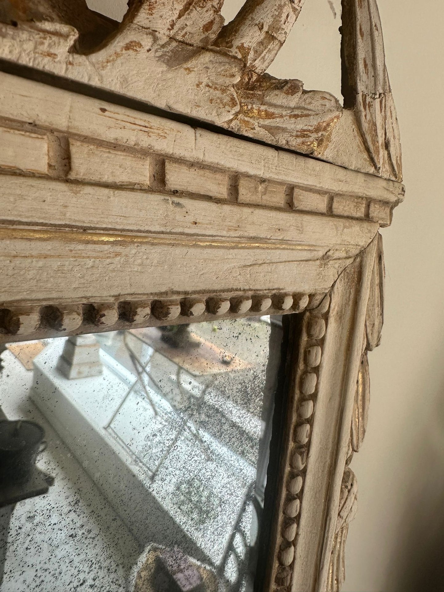 Early 19th Century French marriage mirror.